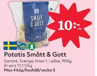 Hemköp GARANT Potatis Smått & Gott erbjuda