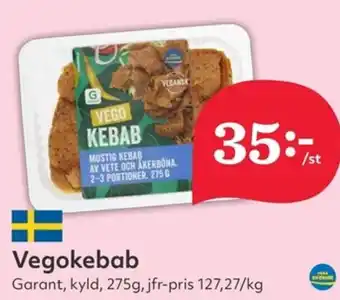 Hemköp GARANT Vegokebab erbjuda