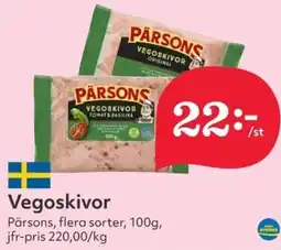 Hemköp PARSONS Vegoskivor erbjuda