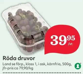 Hemköp Röda druvor erbjuda