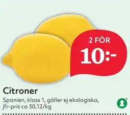 Hemköp Citroner erbjuda