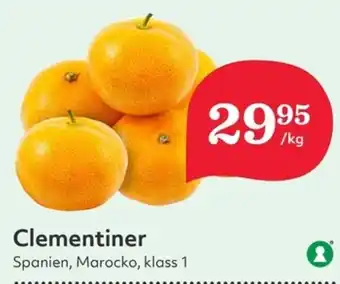 Hemköp Clementiner erbjuda