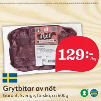 Hemköp Grytbitar av nöt erbjuda