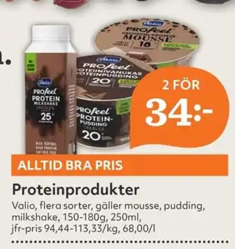 Hemköp VALIO Proteinprodukter erbjuda