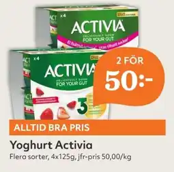 Hemköp Yoghurt Activia erbjuda