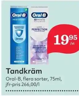 Hemköp ORAL-B Tandkräm erbjuda