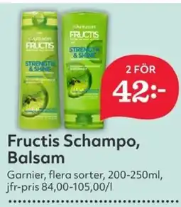 Hemköp GARANT Fructis Schampo, Balsam erbjuda