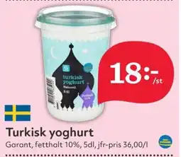 Hemköp GARANT Turkisk yoghurt erbjuda