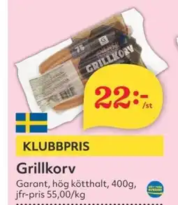 Hemköp GARANT Grillkorv erbjuda