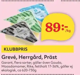 Hemköp GARANT Grevé, Herrgård, Präst erbjuda