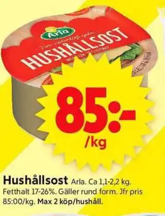 ICA Supermarket Hushållsost ARLA erbjuda