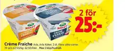 ICA Supermarket Crème Fraiche ARLA erbjuda