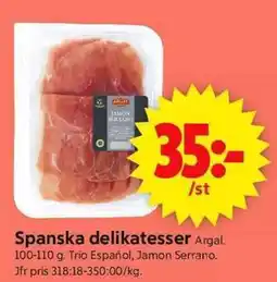 ICA Supermarket Spanska delikatesser ARGAL erbjuda