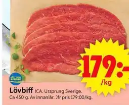 ICA Supermarket Lövbiff ICA erbjuda