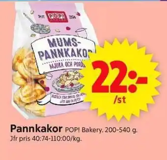 ICA Supermarket Pannkakor POP! Bakery erbjuda