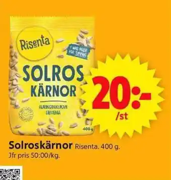 ICA Supermarket Solroskärnor Risenta erbjuda