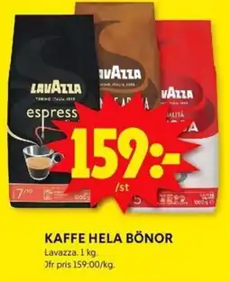 ICA Kvantum LAVAZZA Kaffe hela bönor erbjuda