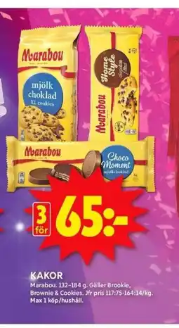 ICA Kvantum MARABOU Kakor erbjuda