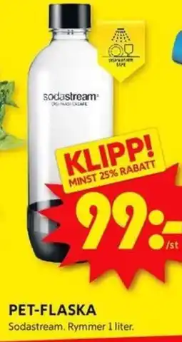 ICA Kvantum SODASTREAM Pet-flaska erbjuda