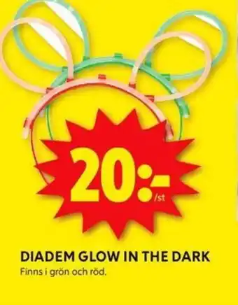 ICA Kvantum Diadem glow in the dark erbjuda