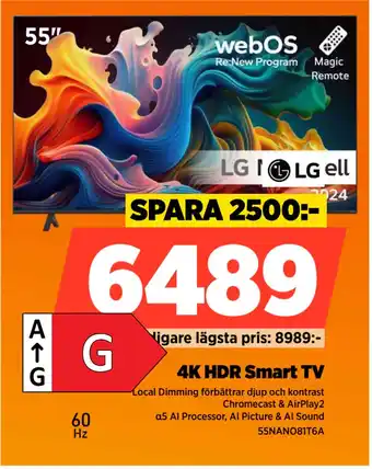 Power 4K HDR Smart TV erbjuda