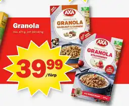 Pekås Granola erbjuda