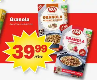 Pekås Granola erbjuda