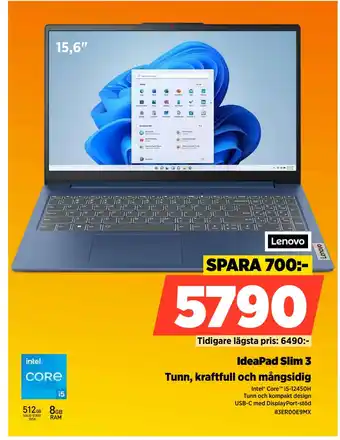 Power IdeaPad Slim 3 erbjuda