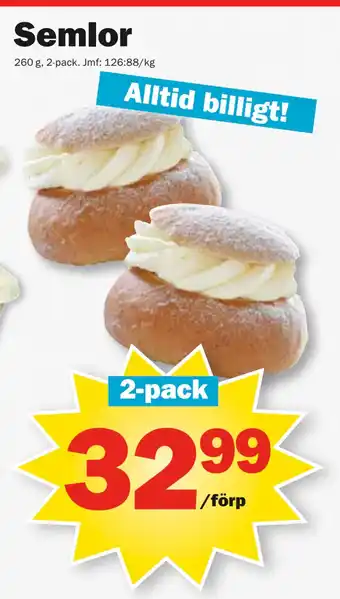 Pekås Semlor erbjuda