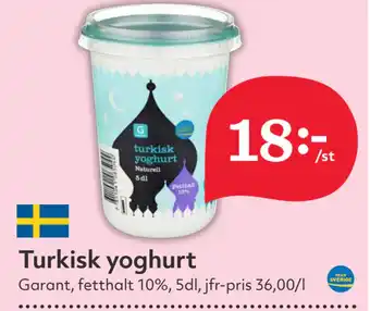 Hemköp Turkisk yoghurt erbjuda