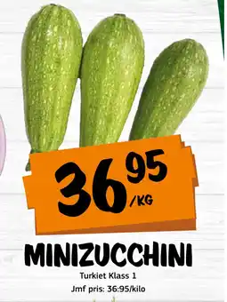 Bazaar Food market MINIZUCCHINI erbjuda