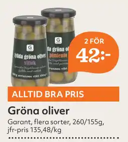 Hemköp Gröna oliver erbjuda