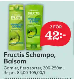 Hemköp Fructis Schampo, Balsam erbjuda