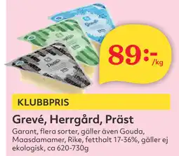 Hemköp Grevé, Herrgård, Präst erbjuda