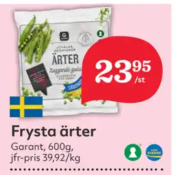 Hemköp Frysta ärter erbjuda