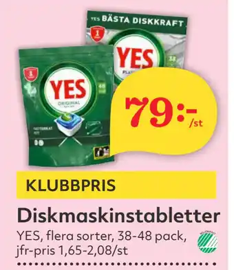 Hemköp Diskmaskinstabletter erbjuda