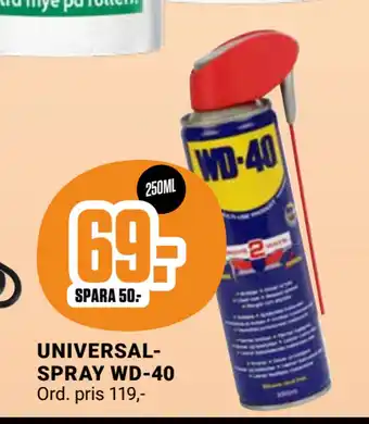 ÖoB UNIVERSALSPRAY WD-40 erbjuda