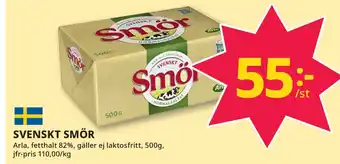 Tempo SVENSKT SMÖR erbjuda