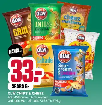 ÖoB OLW CHIPS & CHEEZ erbjuda