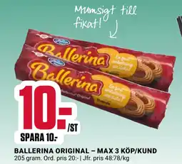 ÖoB BALLERINA ORIGINAL – MAX 3 KÖP/KUND erbjuda