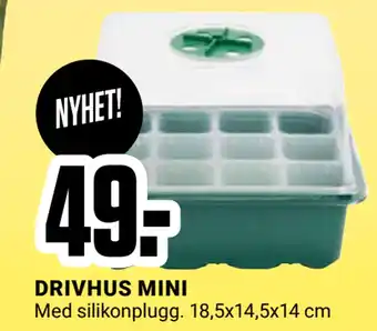 ÖoB DRIVHUS MINI erbjuda