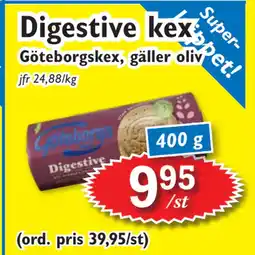 T-jarlen Digestive kex erbjuda