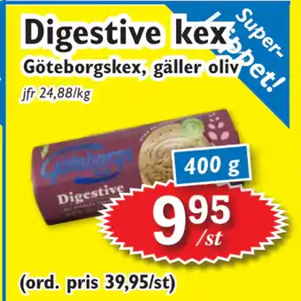 T-jarlen Digestive kex erbjuda