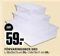 ÖoB FÖRVARINGSBOX SKO erbjuda