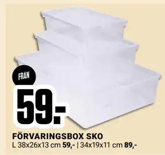 ÖoB FÖRVARINGSBOX SKO erbjuda