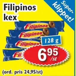 T-jarlen Filipinos kex erbjuda