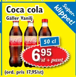 T-jarlen Coca cola erbjuda