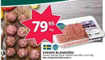 Tempo SVENSK BLANDFÄRS erbjuda