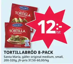 Tempo TORTILLABRÖD 8-PACK erbjuda