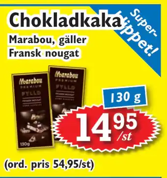 T-jarlen Chokladkaka erbjuda